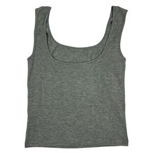 HUGO BOSS Womens Tank Top Body wear XL Gray Sleeveless Classic NEW Casual Gym